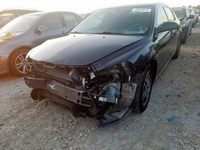 1G1ZC5EB3A4134316 - 2010 CHEVROLET MALIBU 1LT BLACK photo 2