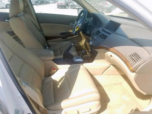 1HGCP36878A029218 - 2008 HONDA ACCORD EXL WHITE photo 5