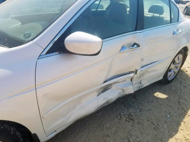 1HGCP36878A029218 - 2008 HONDA ACCORD EXL WHITE photo 9