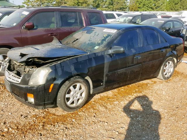 1G6DM57T260158788 - 2006 CADILLAC CTS BLACK photo 2