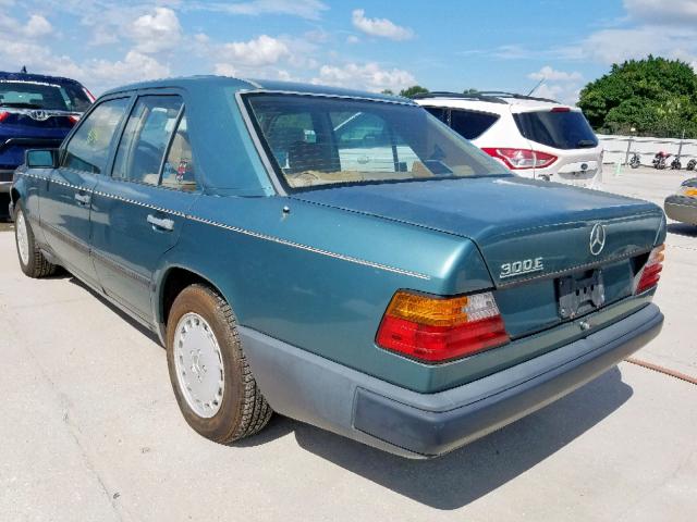 WDBEA30D1GA246386 - 1986 MERCEDES-BENZ 300 E TEAL photo 3