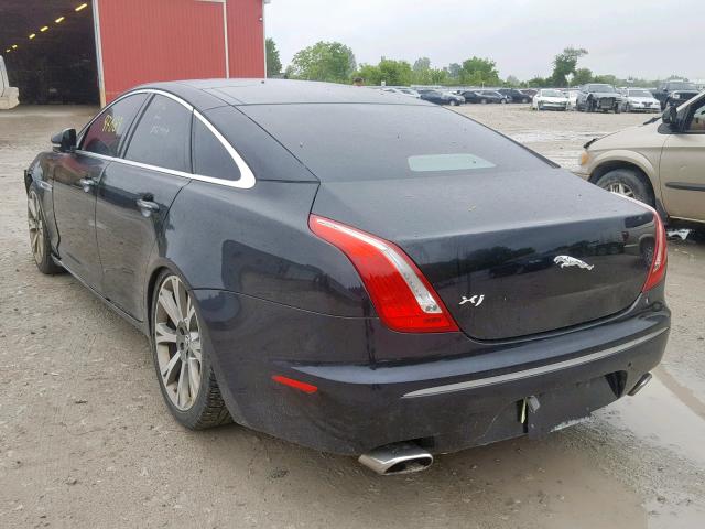 SAJXA1GE3BMV09998 - 2011 JAGUAR XJ SUPERCH BLACK photo 3