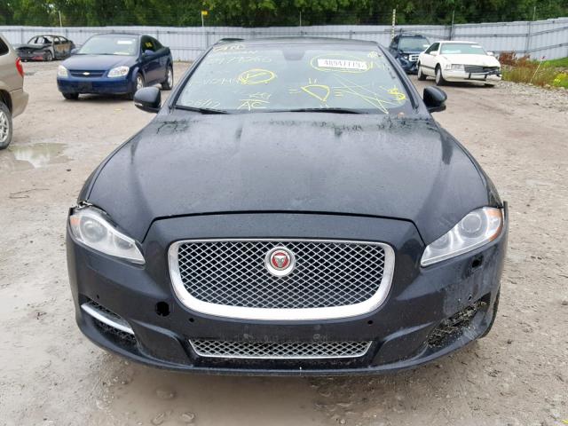 SAJXA1GE3BMV09998 - 2011 JAGUAR XJ SUPERCH BLACK photo 9