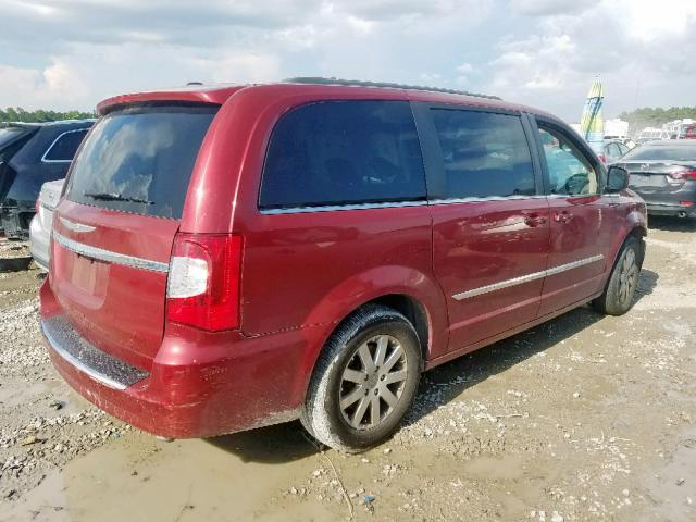 2C4RC1BG3ER396694 - 2014 CHRYSLER TOWN & COU RED photo 4