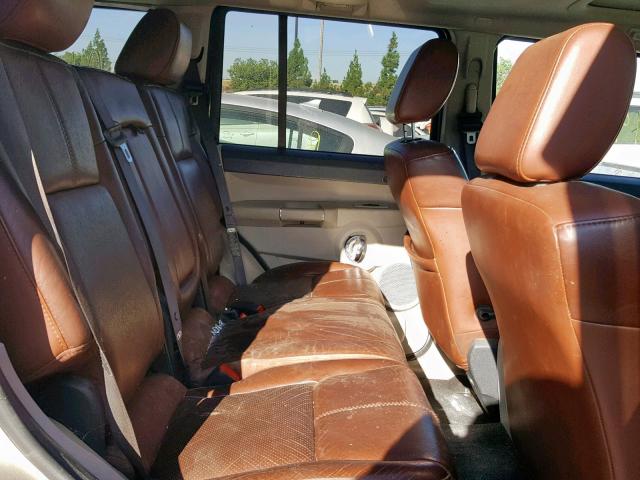 1J8HG58N96C155982 - 2006 JEEP COMMANDER 棕色 照片 6