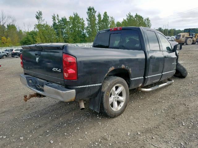 1D7HU18277S257843 - 2007 DODGE RAM 1500 S BLACK photo 4