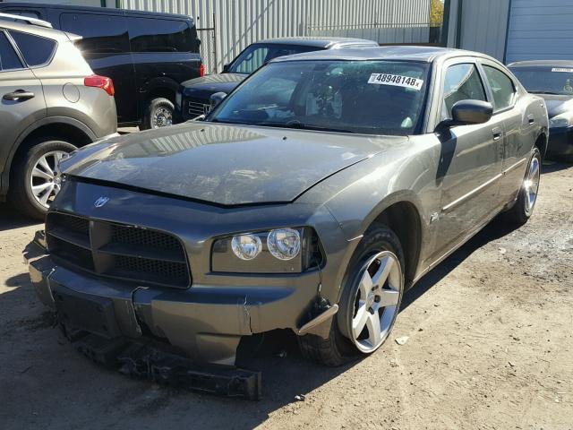 2B3CA3CV8AH100512 - 2010 DODGE CHARGER SX GRAY photo 2