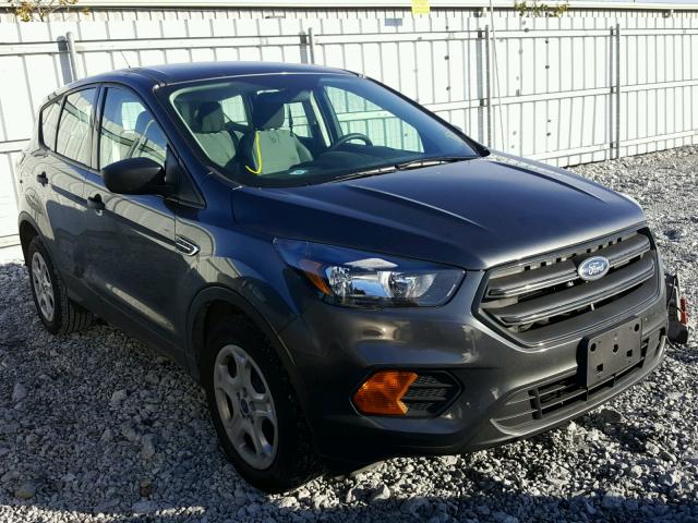 1FMCU0F79JUA08223 - 2018 FORD ESCAPE S GRAY photo 1