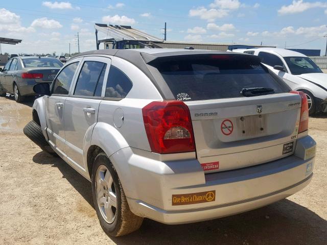 1B3HB48A89D150169 - 2009 DODGE CALIBER SX SILVER photo 3