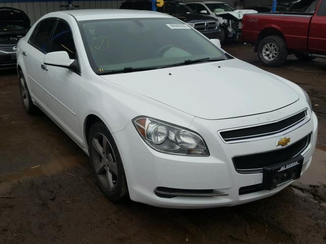 1G1ZC5E06CF280604 - 2012 CHEVROLET MALIBU 1LT WHITE photo 1