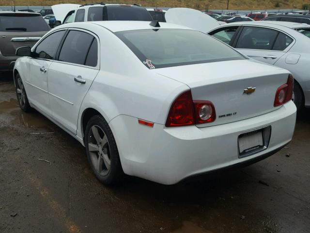 1G1ZC5E06CF280604 - 2012 CHEVROLET MALIBU 1LT WHITE photo 3