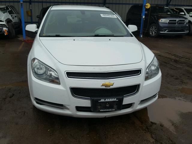 1G1ZC5E06CF280604 - 2012 CHEVROLET MALIBU 1LT WHITE photo 9