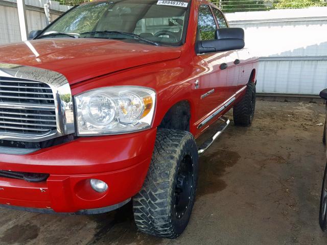 1D7KS28C96J155233 - 2006 DODGE RAM 2500 S RED photo 2