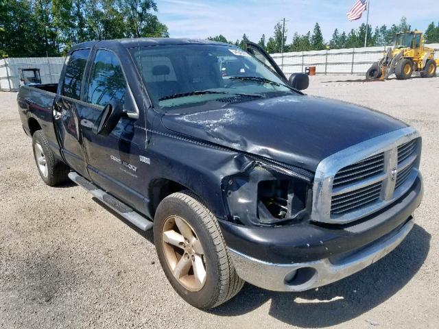 1D7HA18267S275114 - 2007 DODGE RAM 1500 S BLACK photo 1