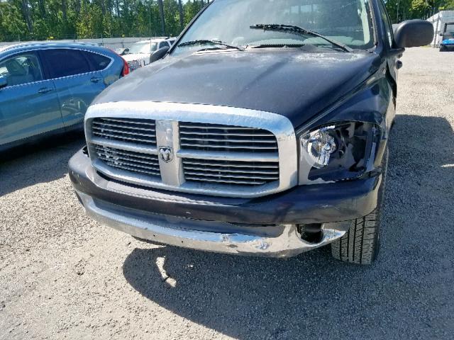 1D7HA18267S275114 - 2007 DODGE RAM 1500 S BLACK photo 9