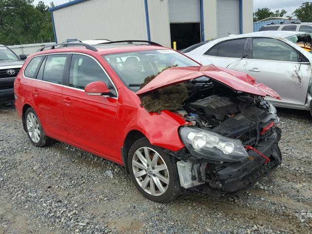 3VWPL7AJ7BM702416 - 2011 VOLKSWAGEN JETTA TDI RED photo 1