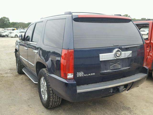 1GYFK63887R253334 - 2007 CADILLAC ESCALADE L BLUE photo 3