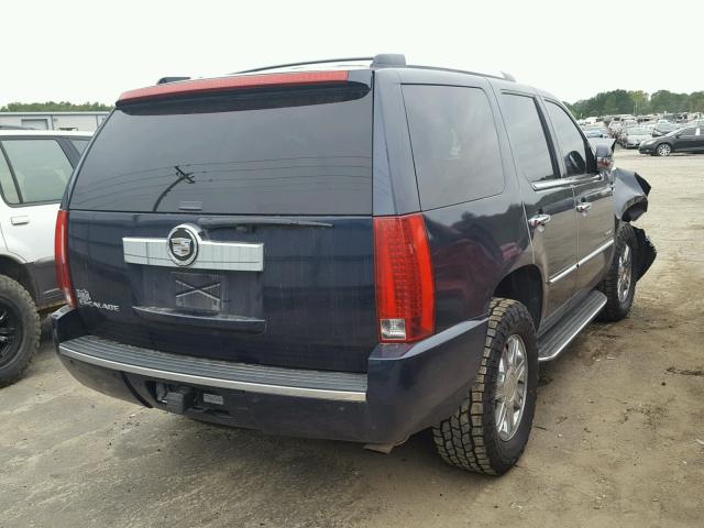 1GYFK63887R253334 - 2007 CADILLAC ESCALADE L BLUE photo 4