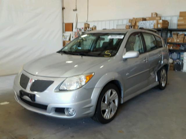 5Y2SL67876Z454572 - 2006 PONTIAC VIBE SILVER photo 2