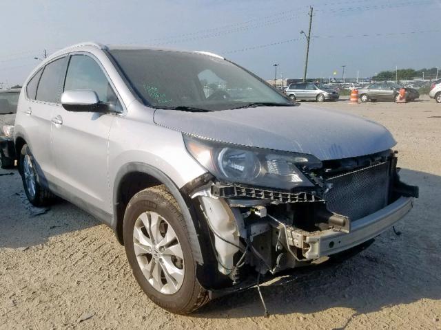 5J6RM4H7XCL031533 - 2012 HONDA CR-V EXL SILVER photo 1