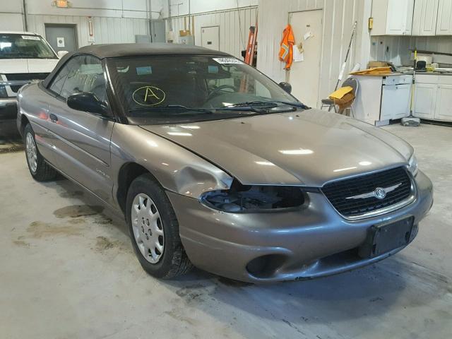 3C3EL45H8XT562409 - 1999 CHRYSLER SEBRING JX GRAY photo 1