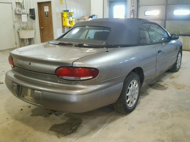 3C3EL45H8XT562409 - 1999 CHRYSLER SEBRING JX GRAY photo 4