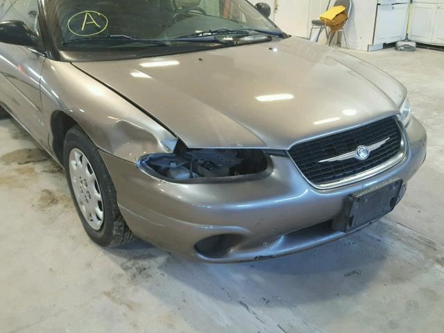 3C3EL45H8XT562409 - 1999 CHRYSLER SEBRING JX GRAY photo 9