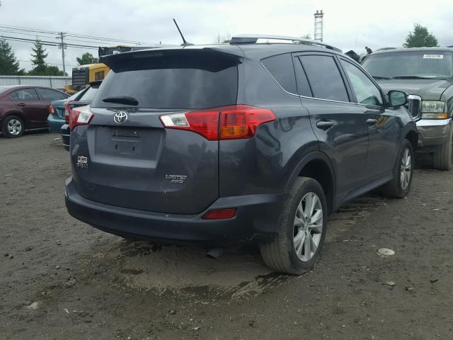 2T3DFREV8FW252401 - 2015 TOYOTA RAV4 LIMIT GRAY photo 4