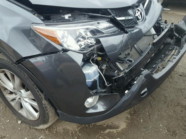 2T3DFREV8FW252401 - 2015 TOYOTA RAV4 LIMIT GRAY photo 9