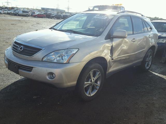 JTJHW31U960037607 - 2006 LEXUS RX 400 BEIGE photo 2