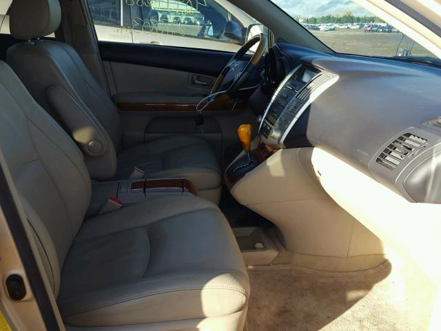 JTJHW31U960037607 - 2006 LEXUS RX 400 BEIGE photo 5