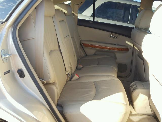 JTJHW31U960037607 - 2006 LEXUS RX 400 BEIGE photo 6