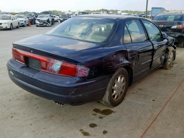 2G4WB55K021111355 - 2002 BUICK REGAL LS BLUE photo 4