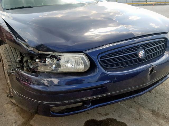 2G4WB55K021111355 - 2002 BUICK REGAL LS BLUE photo 9