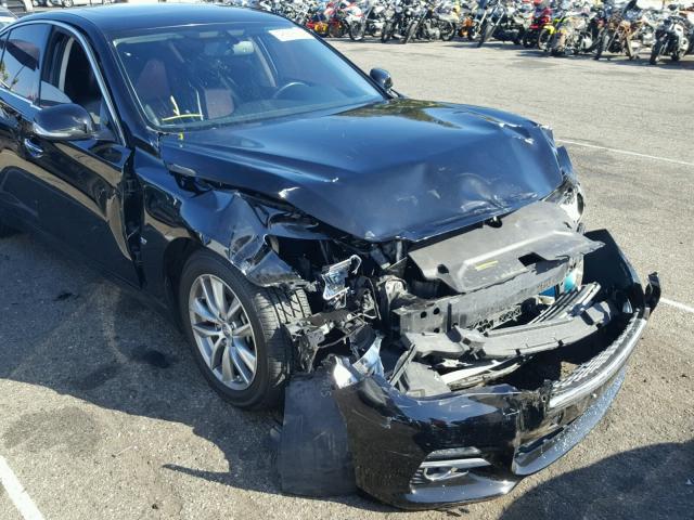 JN1BV7AP7EM688158 - 2014 INFINITI Q50 BASE BLACK photo 9