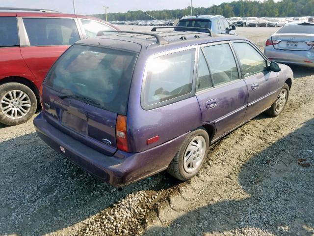 3FALP15P2VR164898 - 1997 FORD ESCORT LX PURPLE photo 4