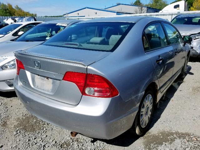 2HGFA15288H019377 - 2008 HONDA CIVIC DX SILVER photo 4