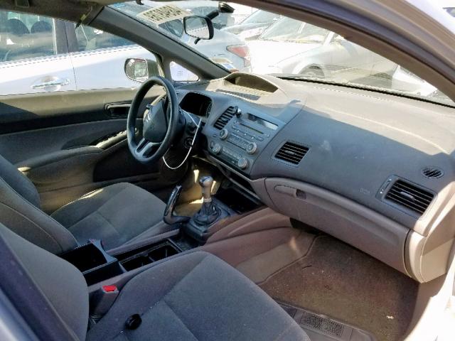 2HGFA15288H019377 - 2008 HONDA CIVIC DX SILVER photo 5