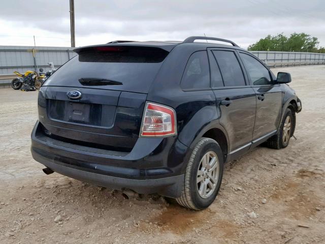 2FMDK36C77BB61108 - 2007 FORD EDGE SE BLACK photo 4