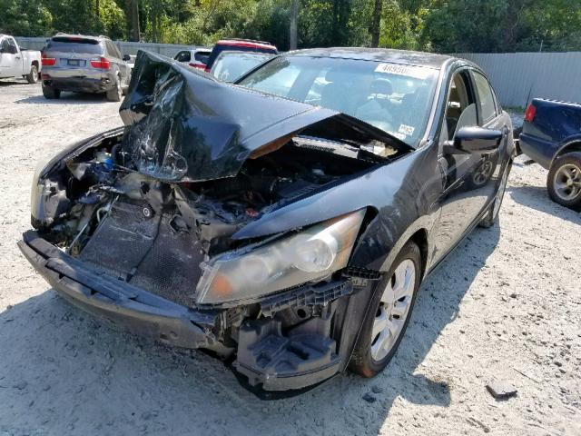 1HGCP268X8A101247 - 2008 HONDA ACCORD EXL BLACK photo 2