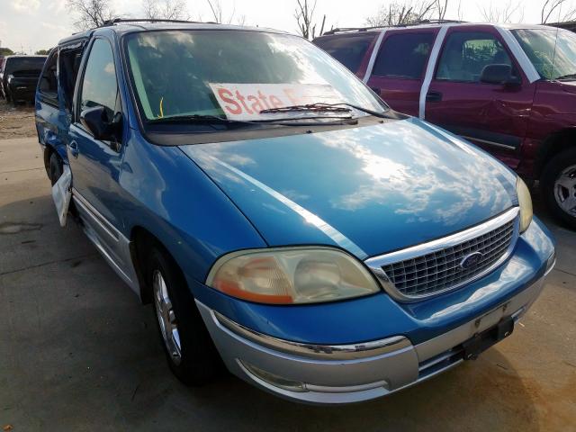 2FMZA53443BB94580 - 2003 FORD WINDSTAR S BLUE photo 1