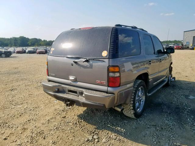 1GKEK63U15J218973 - 2005 GMC YUKON DENA SILVER photo 4