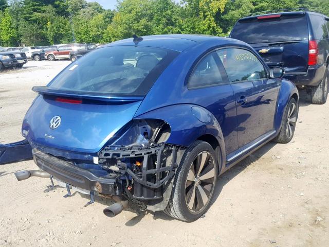 3VWVA7AT2DM618490 - 2013 VOLKSWAGEN BEETLE TUR BLUE photo 4