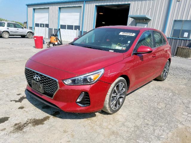 KMHH35LE5KU092244 - 2019 HYUNDAI ELANTRA GT RED photo 2