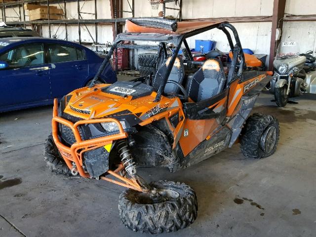 3NSVDE925GF453097 - 2016 POLARIS RZR XP TUR ORANGE photo 2