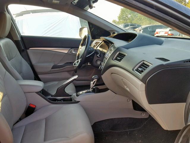 19XFB2F90DE024012 - 2013 HONDA CIVIC EXL 黑色 照片 5