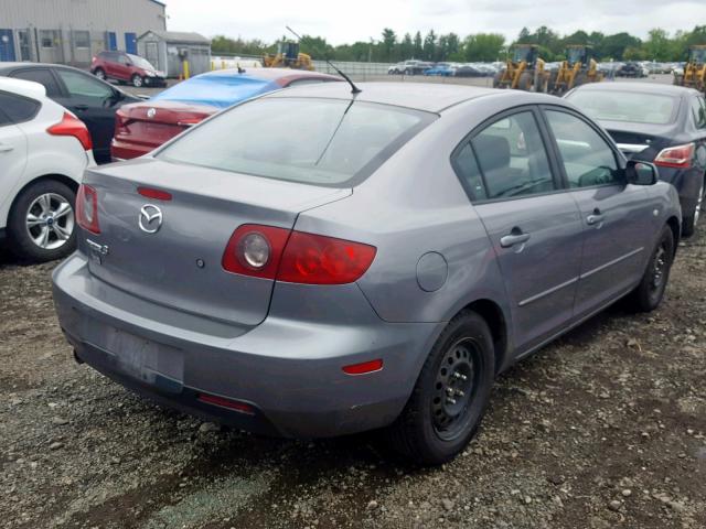 JM1BK12F561415067 - 2006 MAZDA 3 I GRAY photo 4