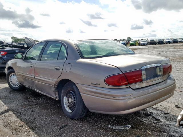 1G4HP54K01U143530 - 2001 BUICK LESABRE CU BEIGE photo 3