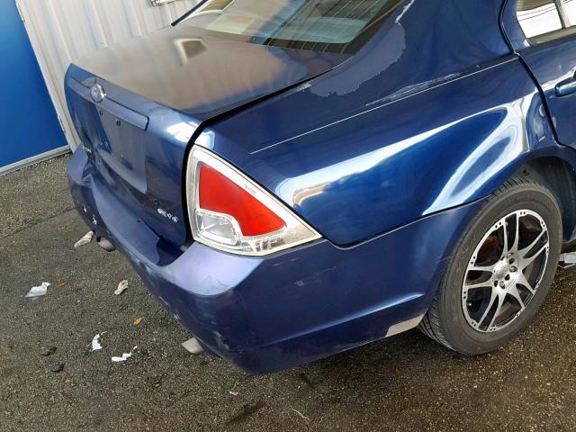 3FAFP07166R179034 - 2006 FORD FUSION SE BLUE photo 9