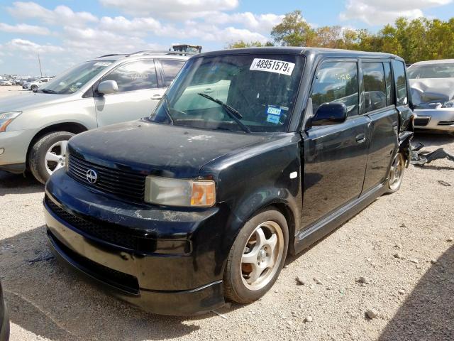 JTLKT324054029519 - 2005 TOYOTA SCION XB შავი ფოტო 2